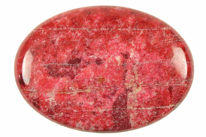 Polished Thulite (Manganian-Zoisite) Stone - Trondheim, Norway #301520